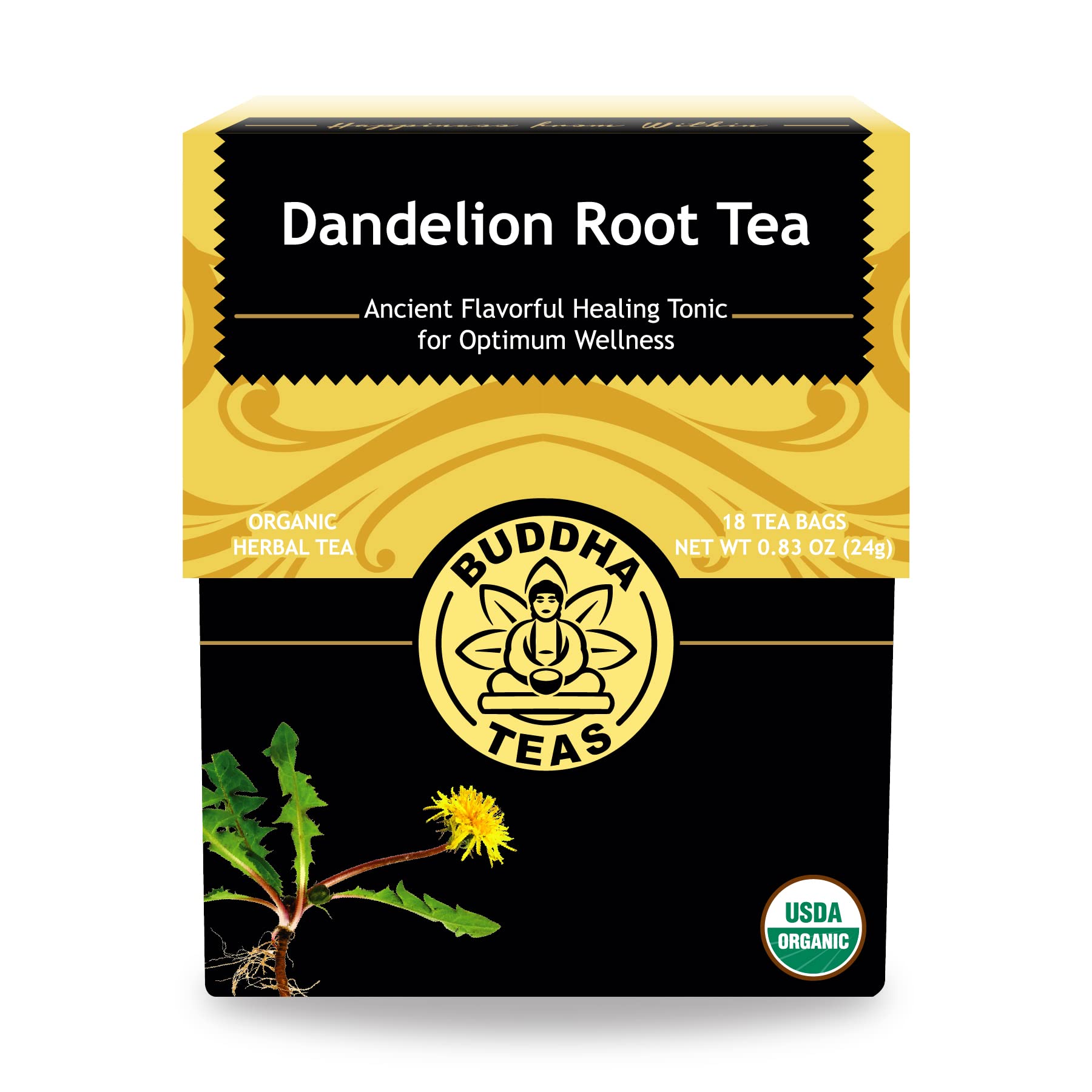Foto 2 pulgar | 18 Bolsitas De Té De Raíz De Diente De León Orgánicas De Tea Buddha Teas - Venta Internacional.