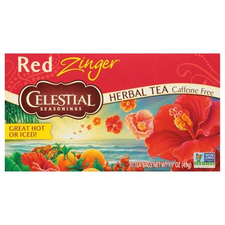 Foto 1 | 20 Bolsitas De Té Tea Celestial Seasonings Hibiscus Red Zinger - Venta Internacional.
