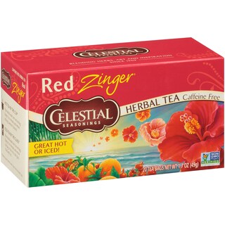 Foto 2 | 20 Bolsitas De Té Tea Celestial Seasonings Hibiscus Red Zinger - Venta Internacional.