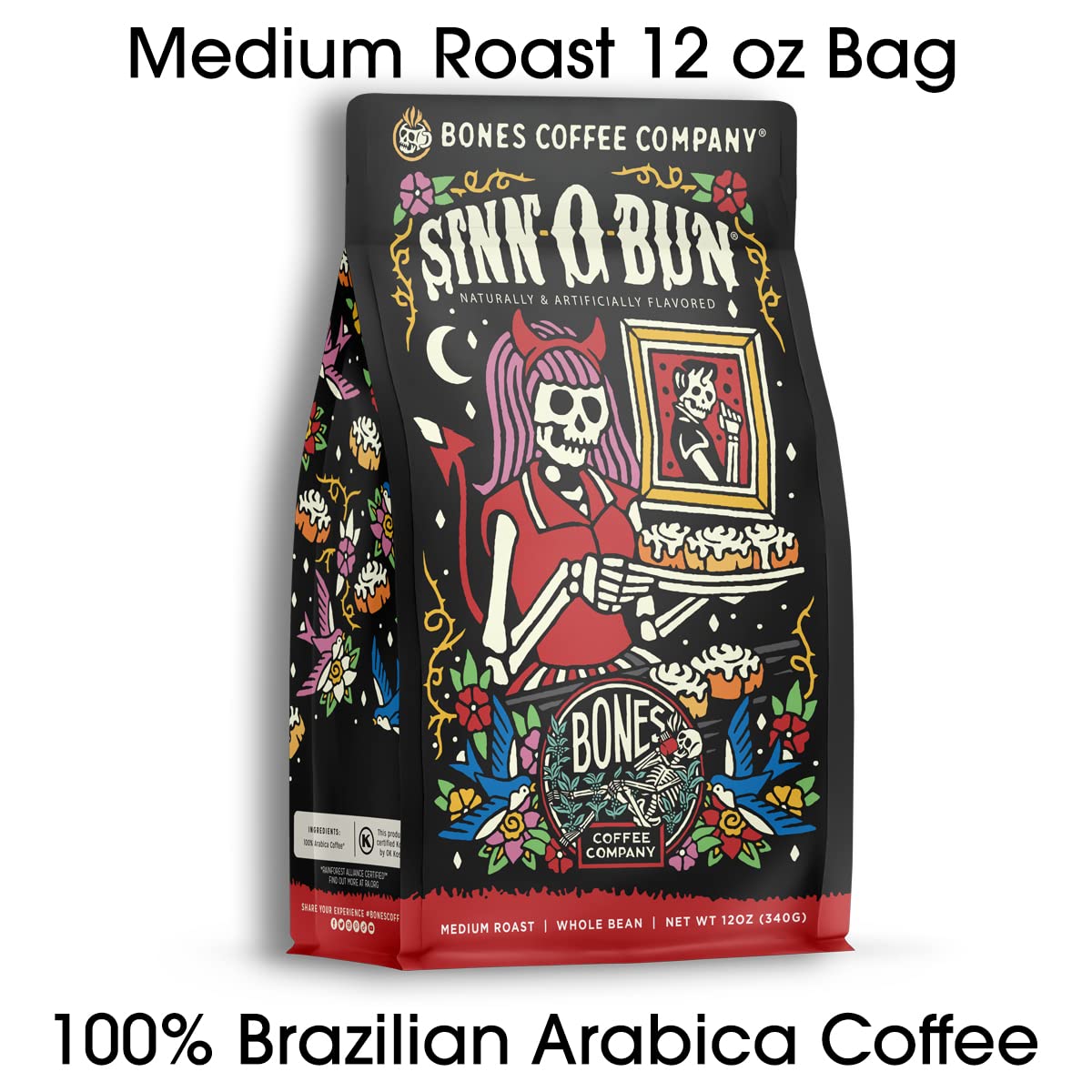 Foto 5 pulgar | Coffee Bones Coffee Company Sinn-o-bun  355 Ml - Venta Internacional.