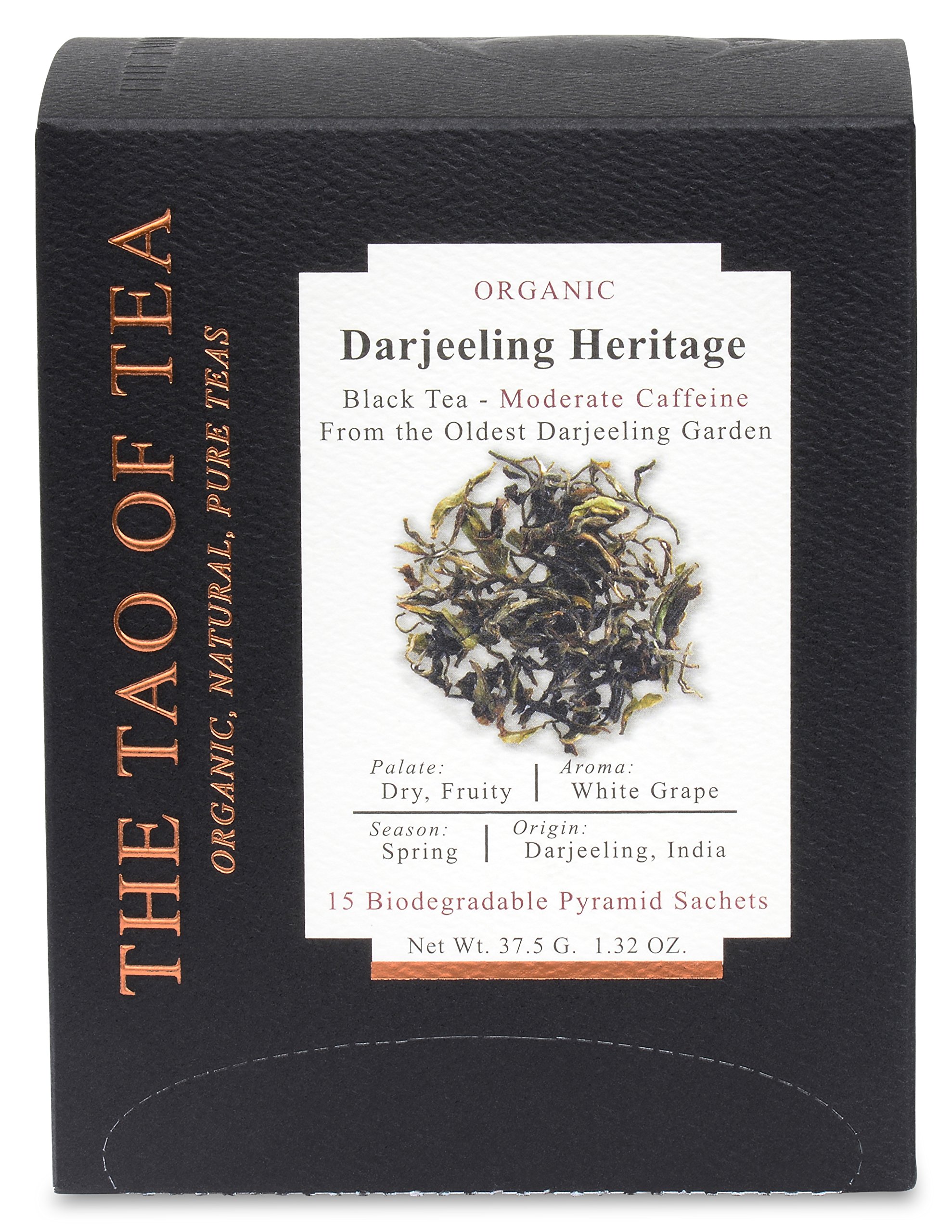 Foto 2 pulgar | Bolsitas Piramidales Darjeeling Heritage De Tea The Tao Of Tea  15 Unidades - Venta Internacional.