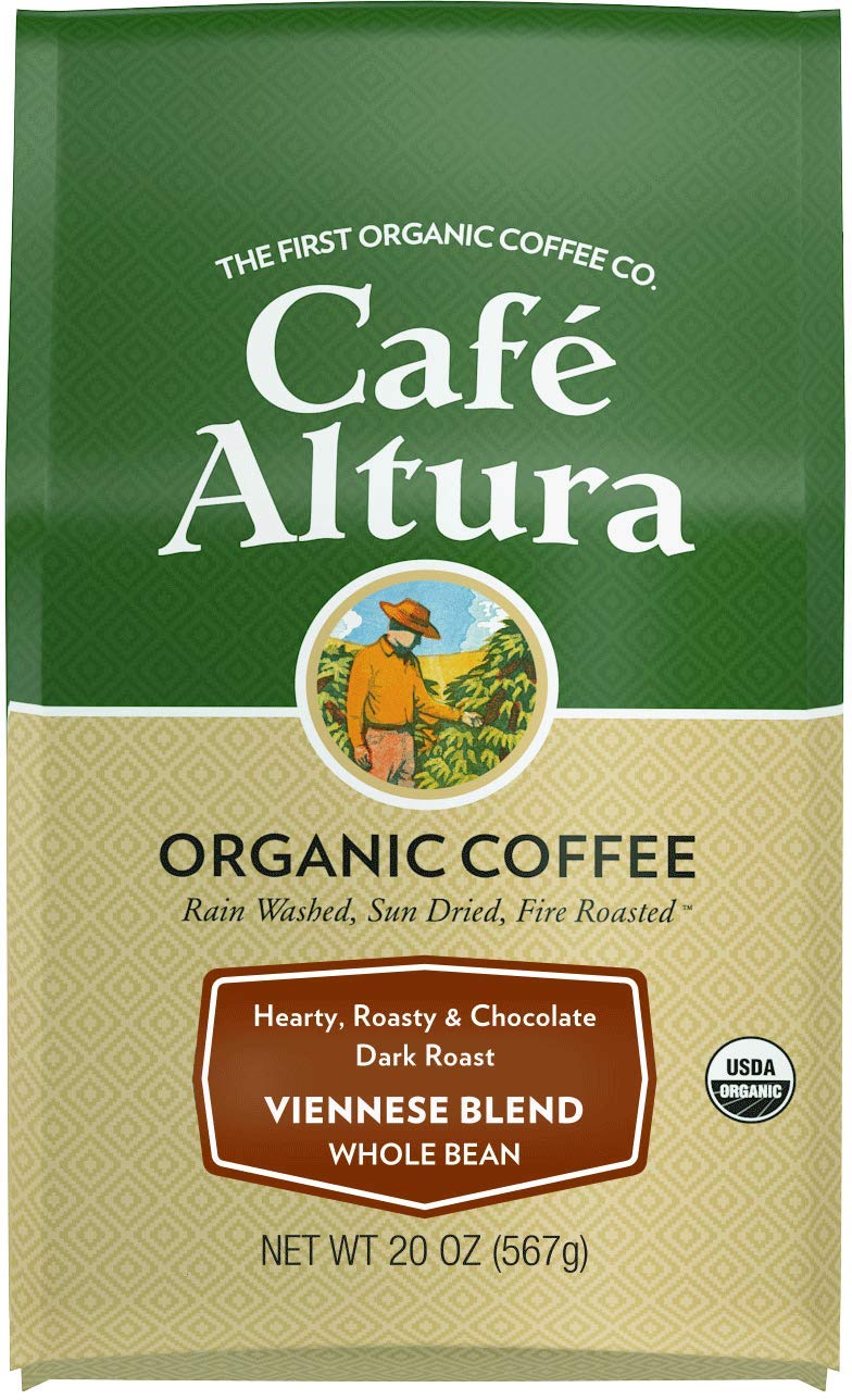 Foto 2 pulgar | Café Café Altura  Mezcla Vienesa  Grano Integral  567 G  Orgánico - Venta Internacional.