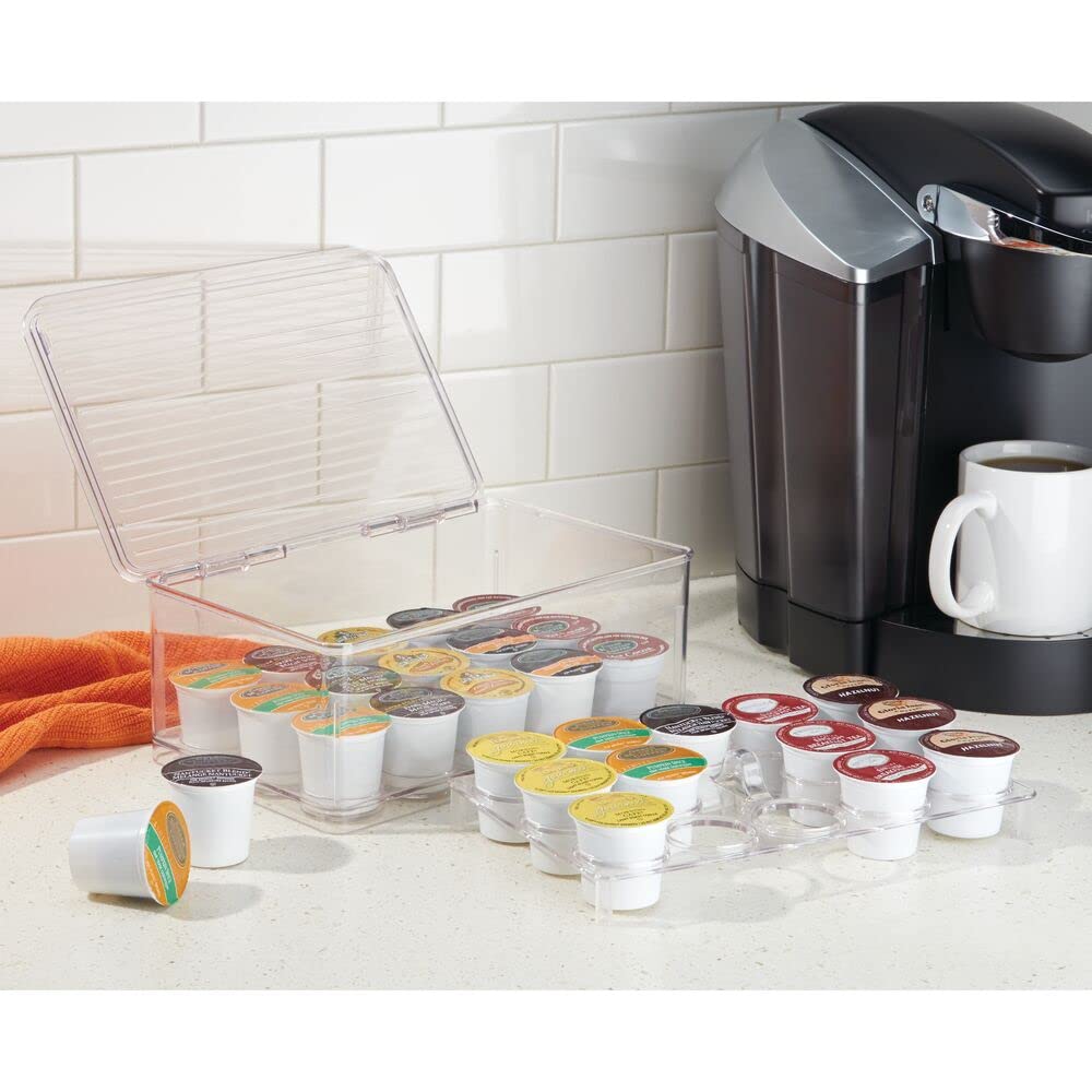 Foto 4 pulgar | Organizador De Almacenamiento Mdesign Ligne Con Tapa Para Bolsitas De Té Y Cápsulas De Café - Venta Internacional.
