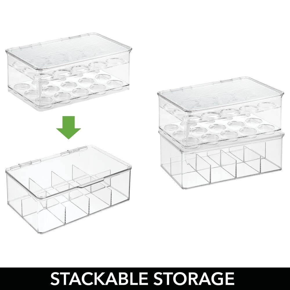 Foto 8 pulgar | Organizador De Almacenamiento Mdesign Ligne Con Tapa Para Bolsitas De Té Y Cápsulas De Café - Venta Internacional.