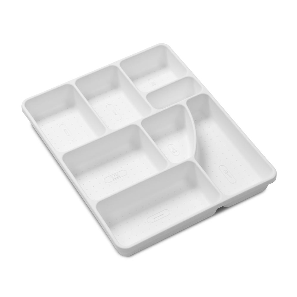 Bandeja Organizador para Cajones Multifuncional Baum Brothers Ms-014 color Blanco