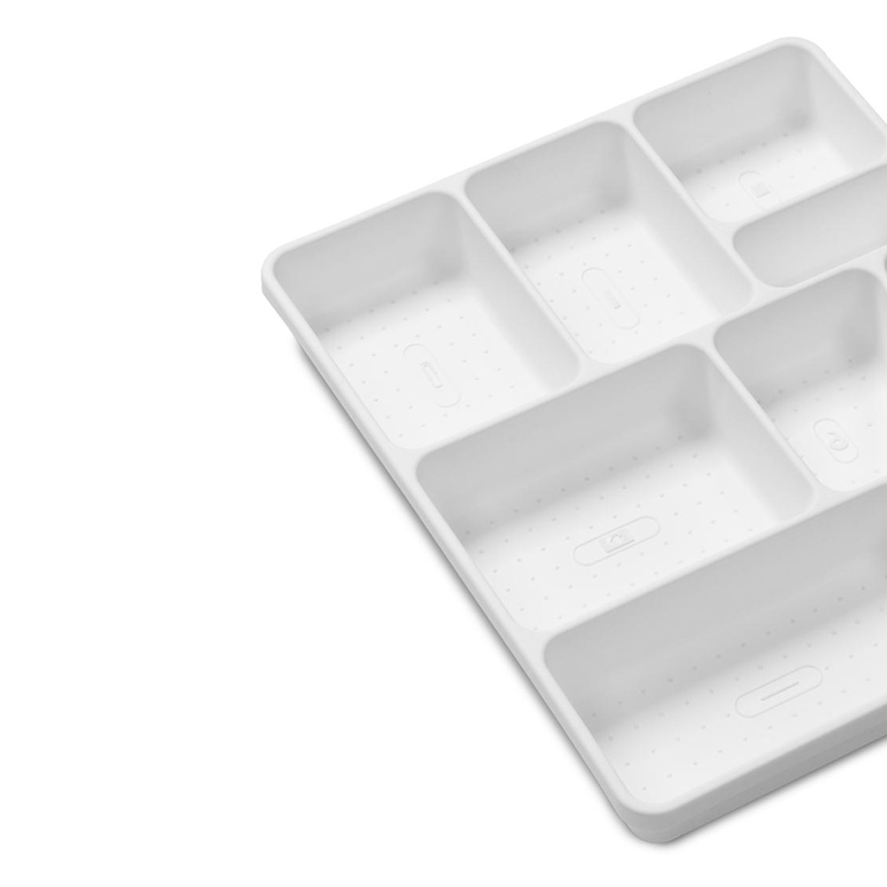 Foto 4 pulgar | Bandeja Organizador para Cajones Multifuncional Baum Brothers Ms-014 color Blanco