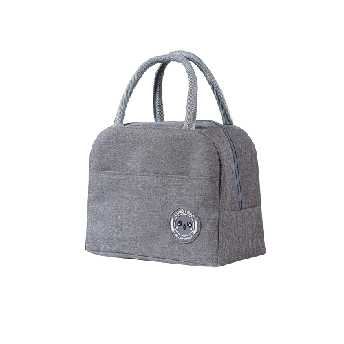 Lonchera Malubero Térmica Portátil Con Papel De Aluminio Gris