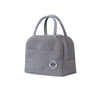 Foto 1 | Lonchera Malubero Térmica Portátil Con Papel De Aluminio Gris