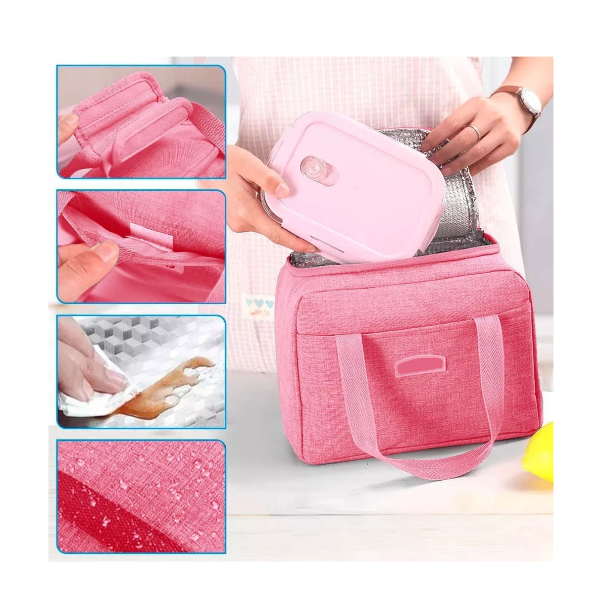 Foto 4 | Lonchera Térmica Eo Safe Imports ESI-5032 color Rosa