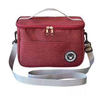 Foto 1 | Bolsa Lonchera Térmica para Trabajo Escolares Rojo Fuerte Unisex