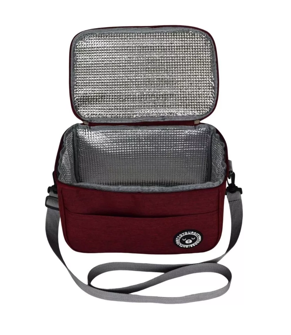 Foto 6 pulgar | Bolsa Lonchera Térmica para Trabajo Escolares Rojo Fuerte Unisex