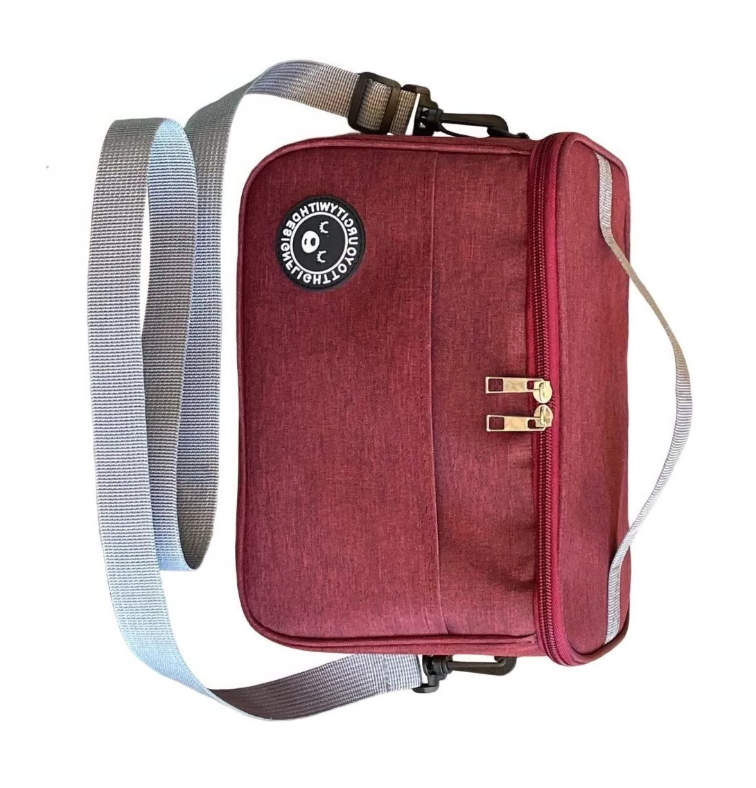 Foto 3 pulgar | Bolsa Lonchera Lab.G Térmica para Trabajo Escuela Rojo Fuerte Unisex