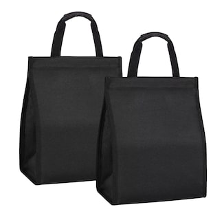 Foto 1 | Lonchera Térmica Impermeable con Asas 2 Piezas Negras