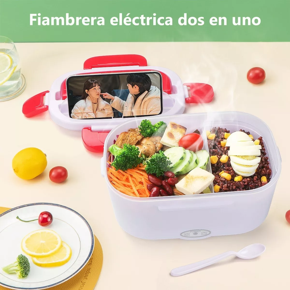 Foto 2 | Lonchera Eléctricas Portátil Para El Hogar Y El Vehículo Eo Safe Imports Esi-10588 Rojo