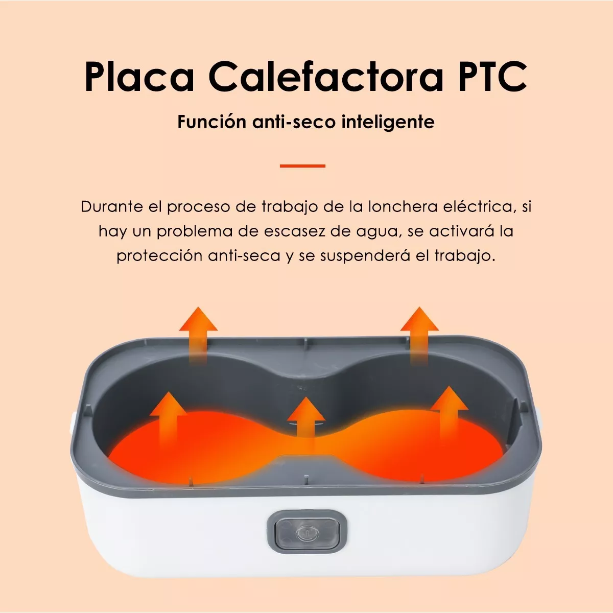 Foto 5 pulgar | Lonchera Eléctrica Portátil Calentador Alimentos Doble Capa 2l Eo Safe Imports Esi-10589 Blanco