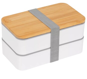 Foto 1 | Fiambrera Portátil Lunch Box Lonchera Gran Capacidad 1200 Ml Blanca