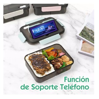 Foto 3 | Recipiente Box Lunch para Alimentos de Microondas 1500ml Azul