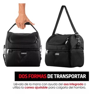 Foto 4 | Lonchera Térmica Redlemon de Doble Compartimento Tamaño Grande
