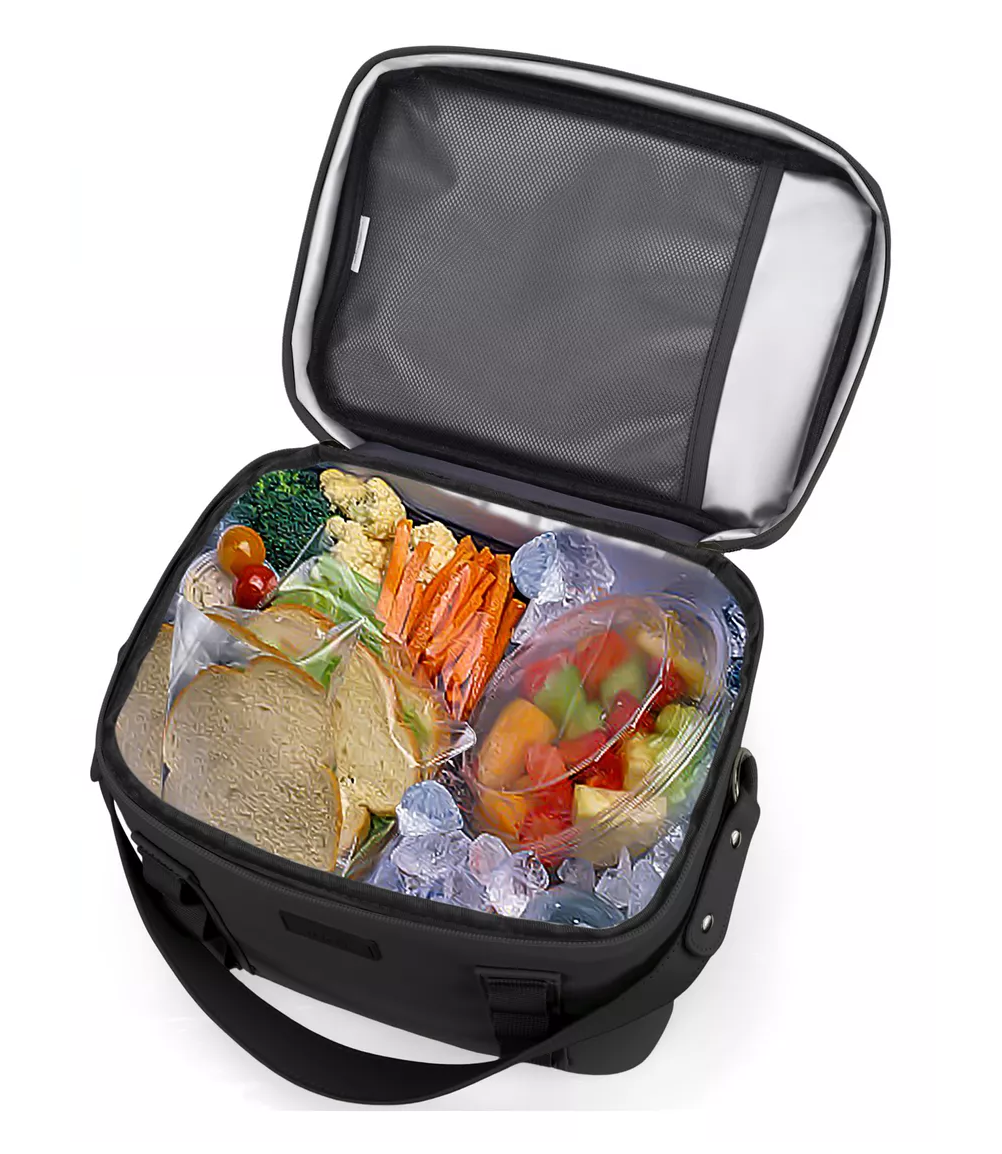 Foto 3 pulgar | Lonchera Térmica Bolsa De Almuerzo Portátil Fiambrera Escolar Negro