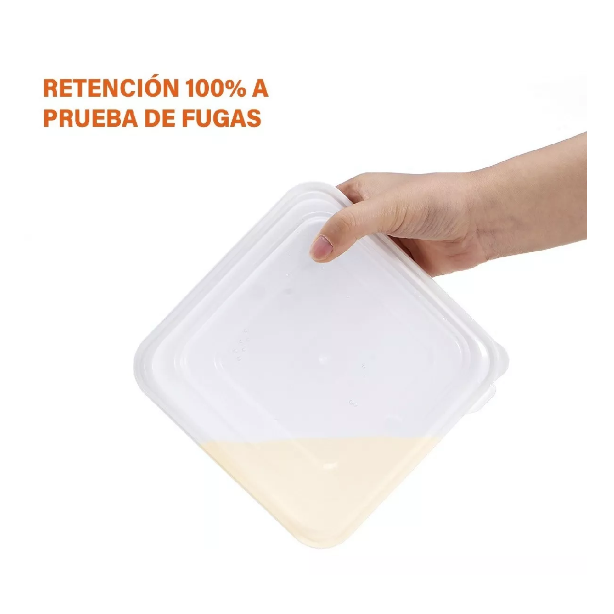 Foto 5 pulgar | Contenedor Alimentos Con Tapa Recipientes Plástico 6 Pz