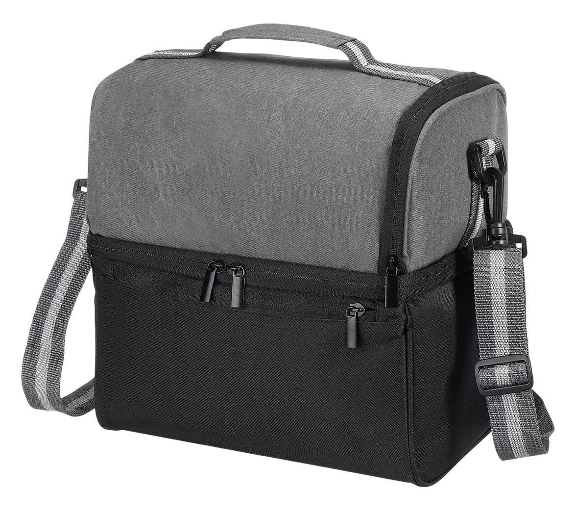 Lonchera Térmica 12 l Negra con Gris
