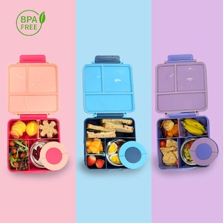 Foto 5 | Lonchera Para Niña Tipo Omiebox C Tarro, Lonchera Tipo Bento C 4 Compartimentos Modulables Gran Capacidad Hermétic