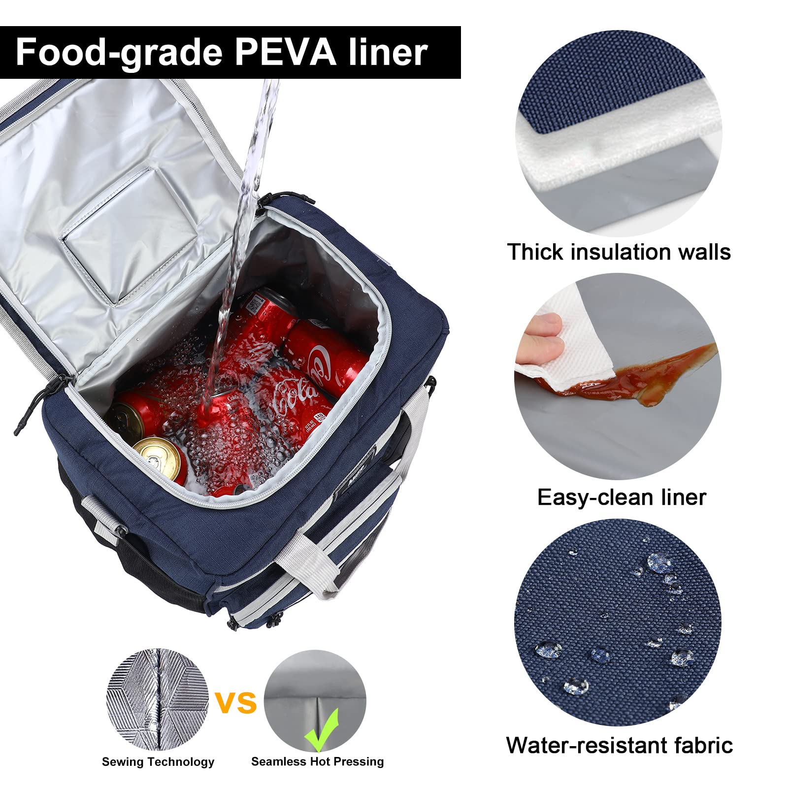 Foto 6 | Bolsa Frigorífica Mier Con Aislamiento A Prueba De Fugas, 18 Litros, Para 30 Latas - Venta Internacional.