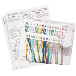 Foto 3 | Dimensiones Del Kit De Punto De Cruz En Tarro De Cristal, 14 X 10 Cm - Venta Internacional.