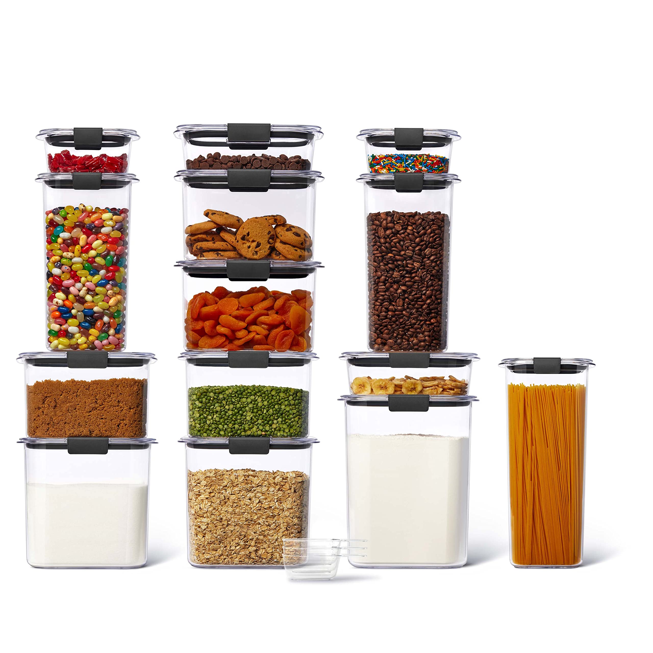 Juego De Recipientes Para Almacenamiento De Alimentos Rubbermaid Brilliance, 14 Piezas - Venta Internacional.