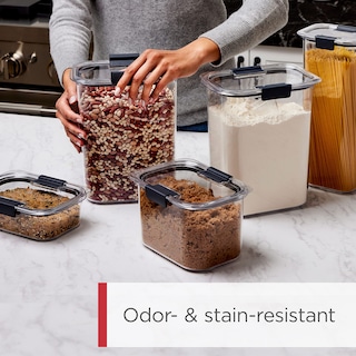 Foto 5 | Juego De Recipientes Para Almacenamiento De Alimentos Rubbermaid Brilliance, 14 Piezas - Venta Internacional.