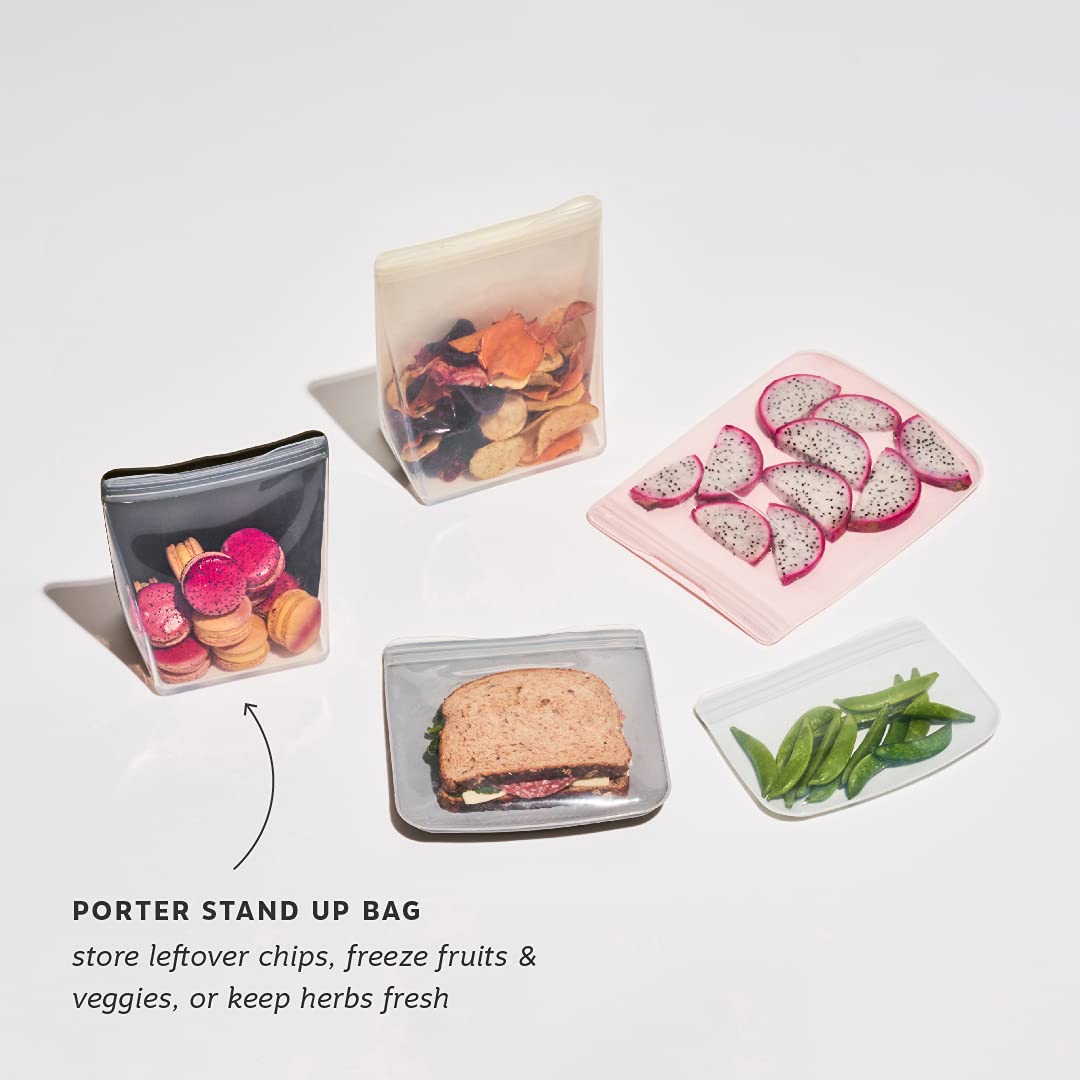 Foto 4 pulgar | Bolsa De Almacenamiento Reutilizable De Silicona W&p Porter Sandwich 1l Mint - Venta Internacional.
