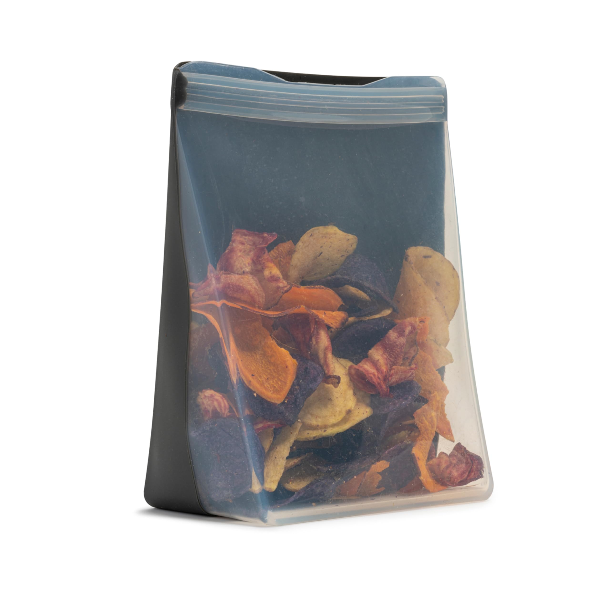 Foto 2 pulgar | Bolsa De Almacenamiento Reutilizable W&p Porter Silicone Sandwich 1.5 L Charcoal - Venta Internacional.