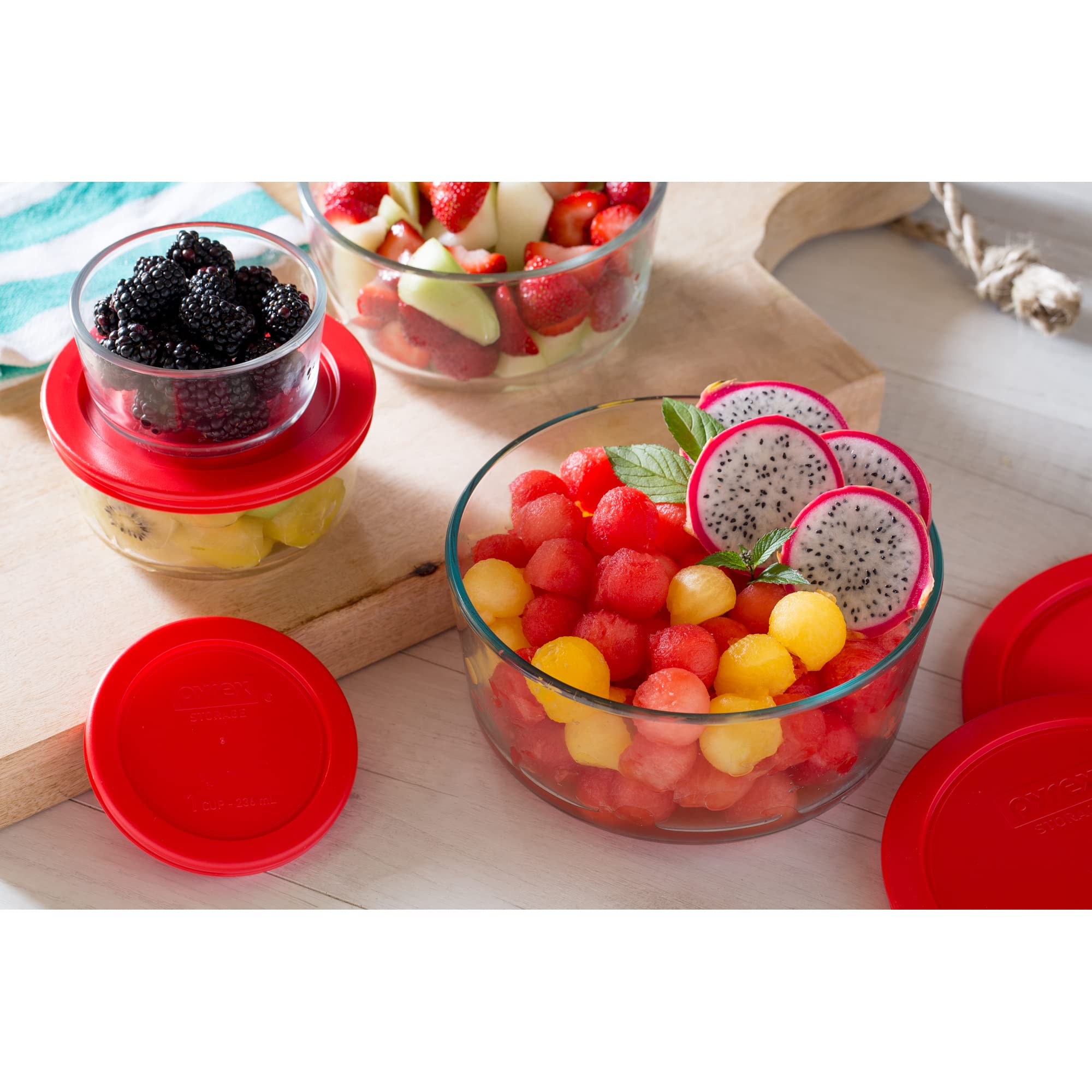 Foto 4 pulgar | Recipiente De Almacenamiento De Alimentos Pyrex Simply Store De 250 Ml Con Tapa - Venta Internacional.