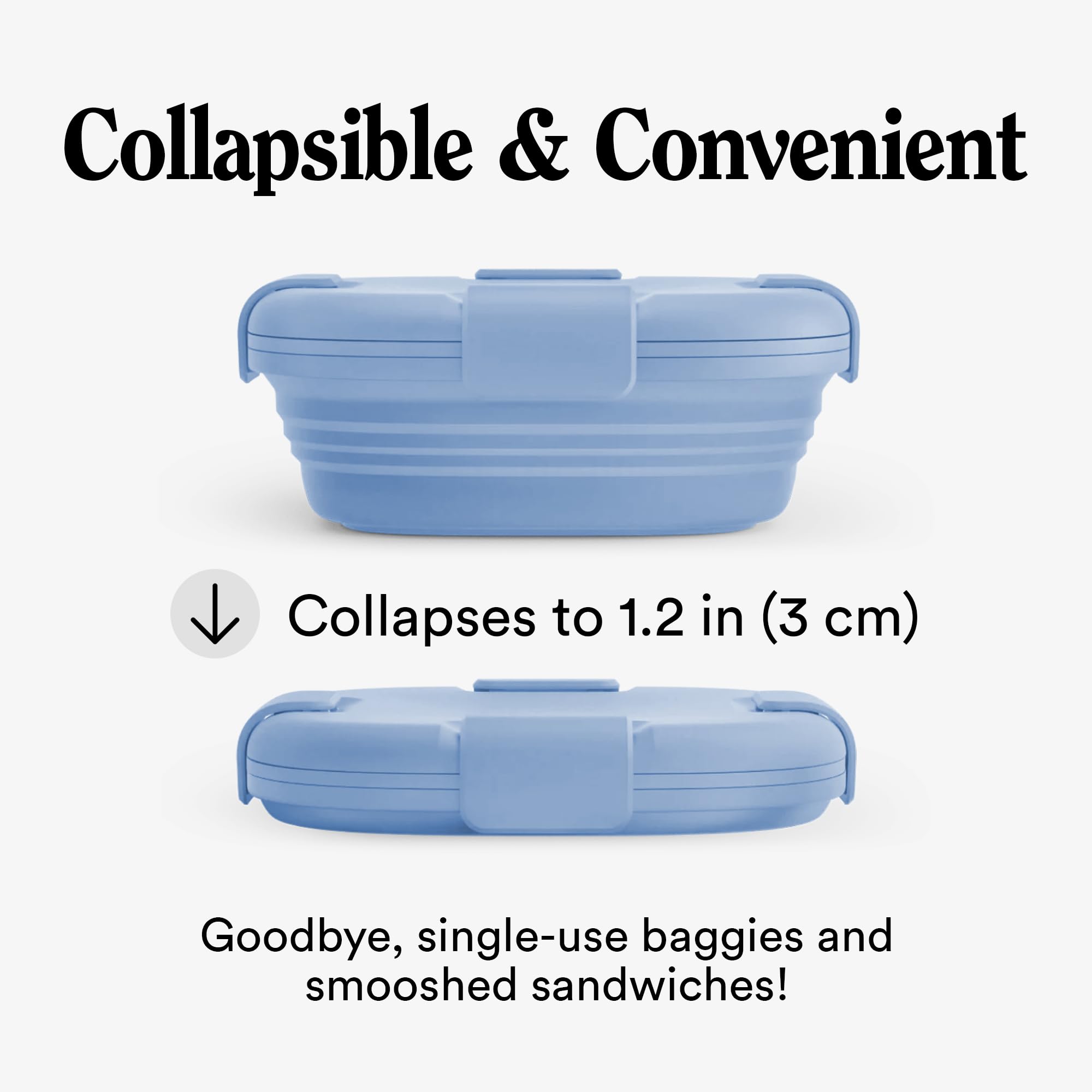 Foto 2 | Contenedor De Almacenamiento De Alimentos Stojo Caja Plegable Para Sándwiches De 24 Oz - Venta Internacional.