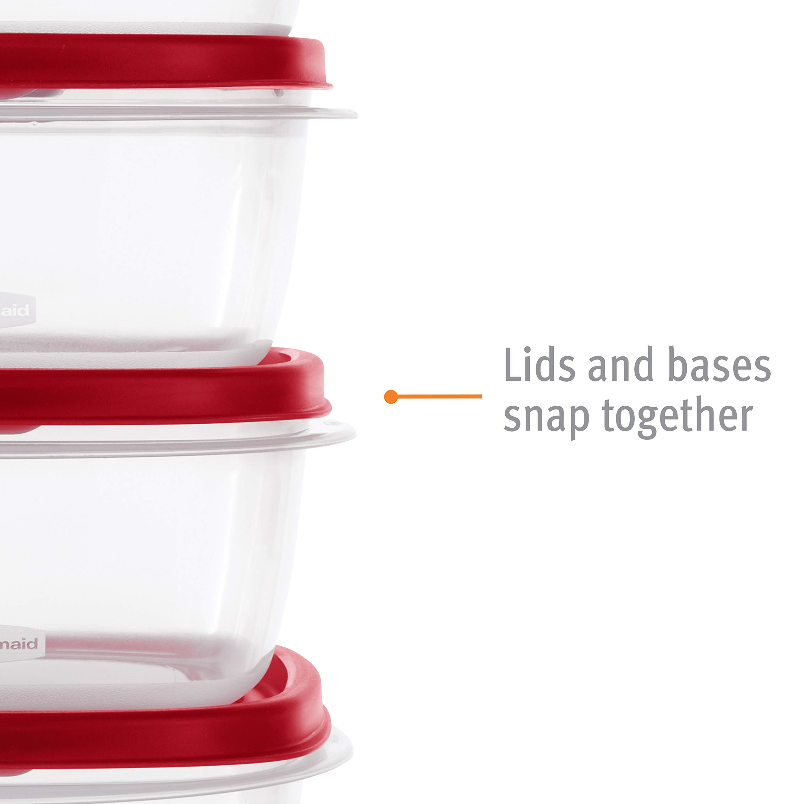 Foto 6 pulgar | Contenedor Rubbermaid Racer Ventilado Para Alimentos, 1.7 L, Color Rojo - Venta Internacional.