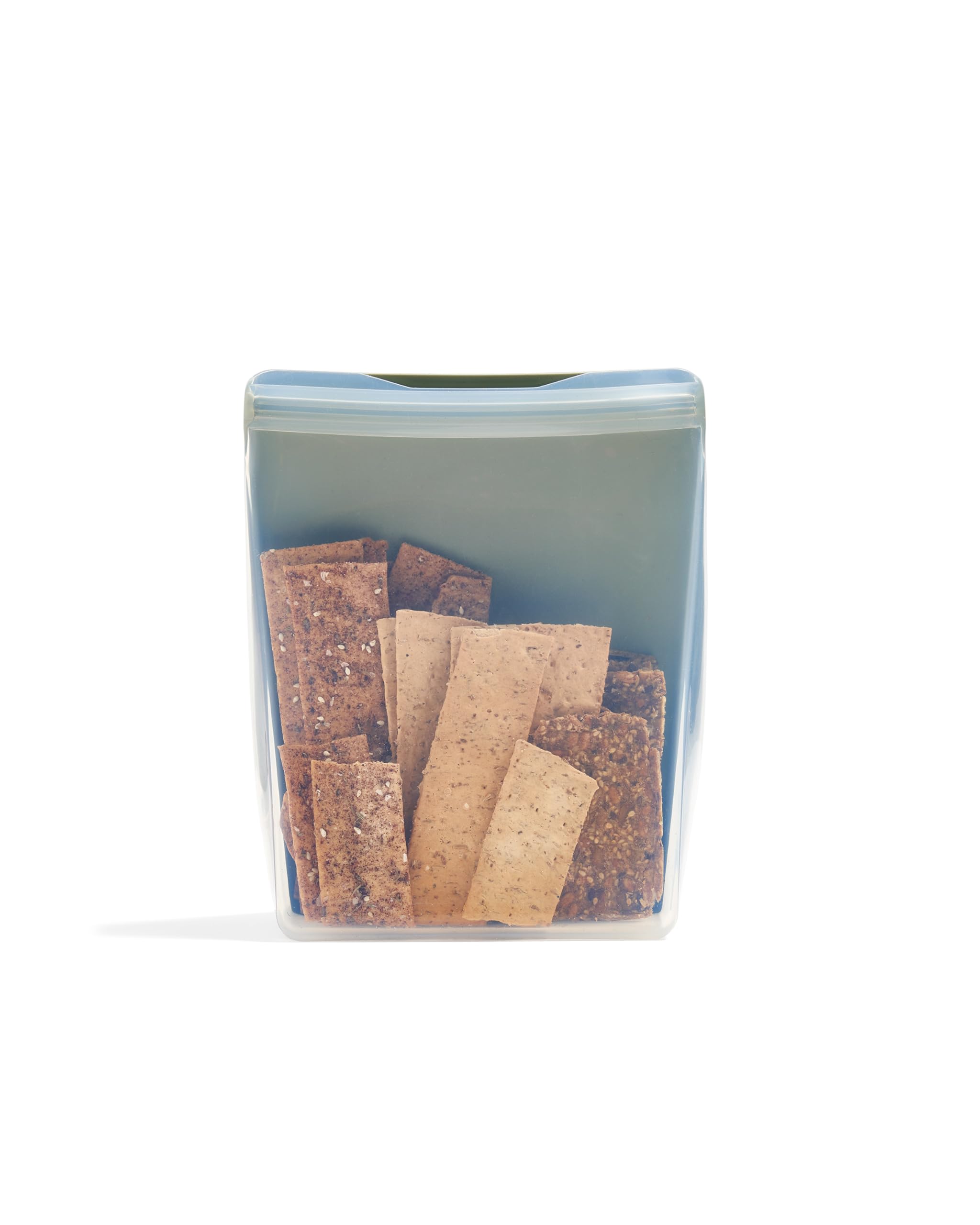 Bolsa De Almacenamiento Reutilizable De Silicona W&p Porter Sandwich 1.5 L Sage - Venta Internacional.
