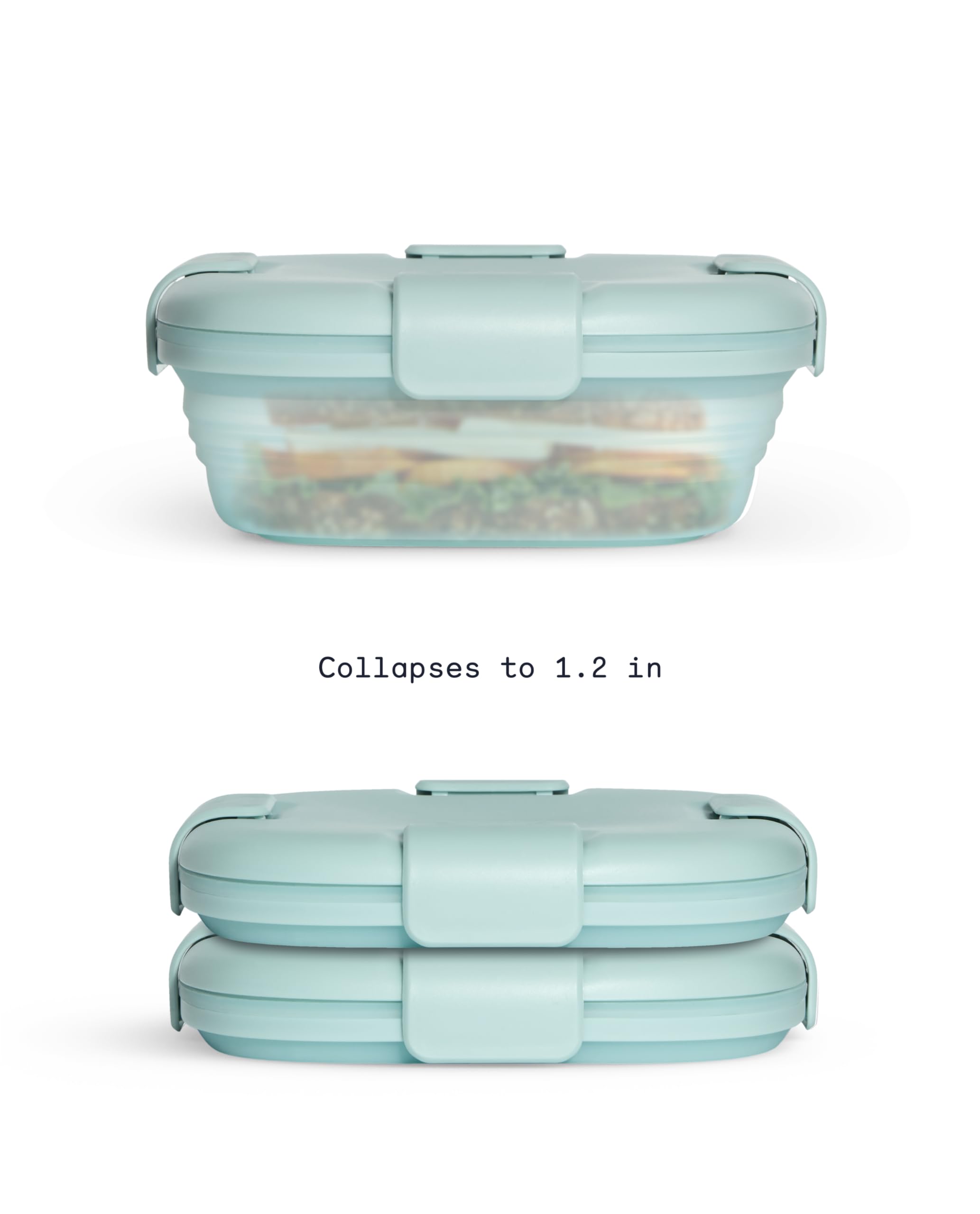 Foto 3 pulgar | Contenedor De Almacenamiento De Alimentos Stojo Caja Plegable Para Sándwiches De 24 Oz - Venta Internacional.