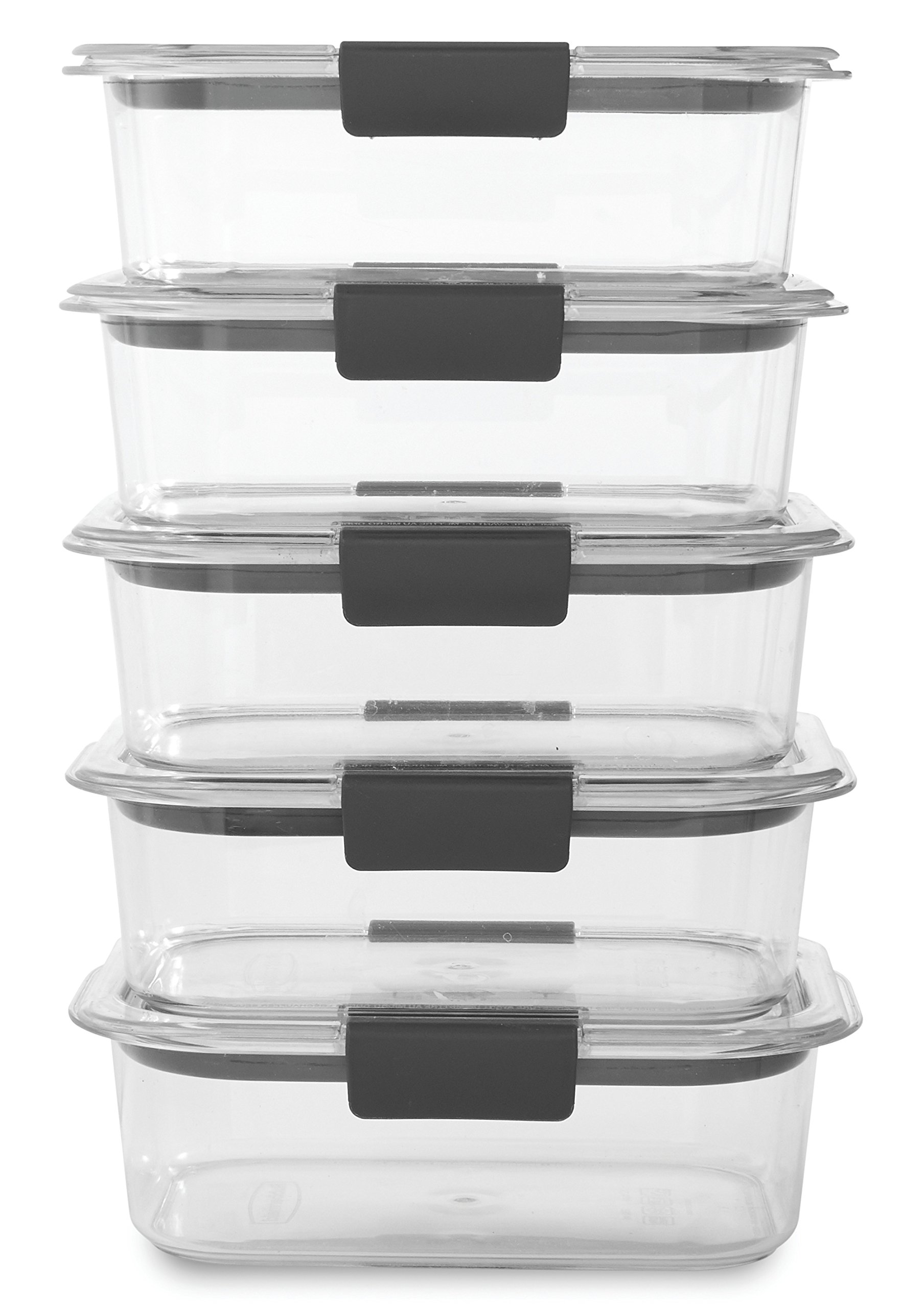 Foto 3 pulgar | Recipiente Rubbermaid Brilliance Para Almacenar Alimentos, 3.2 Tazas, 5 Unidades - Venta Internacional.
