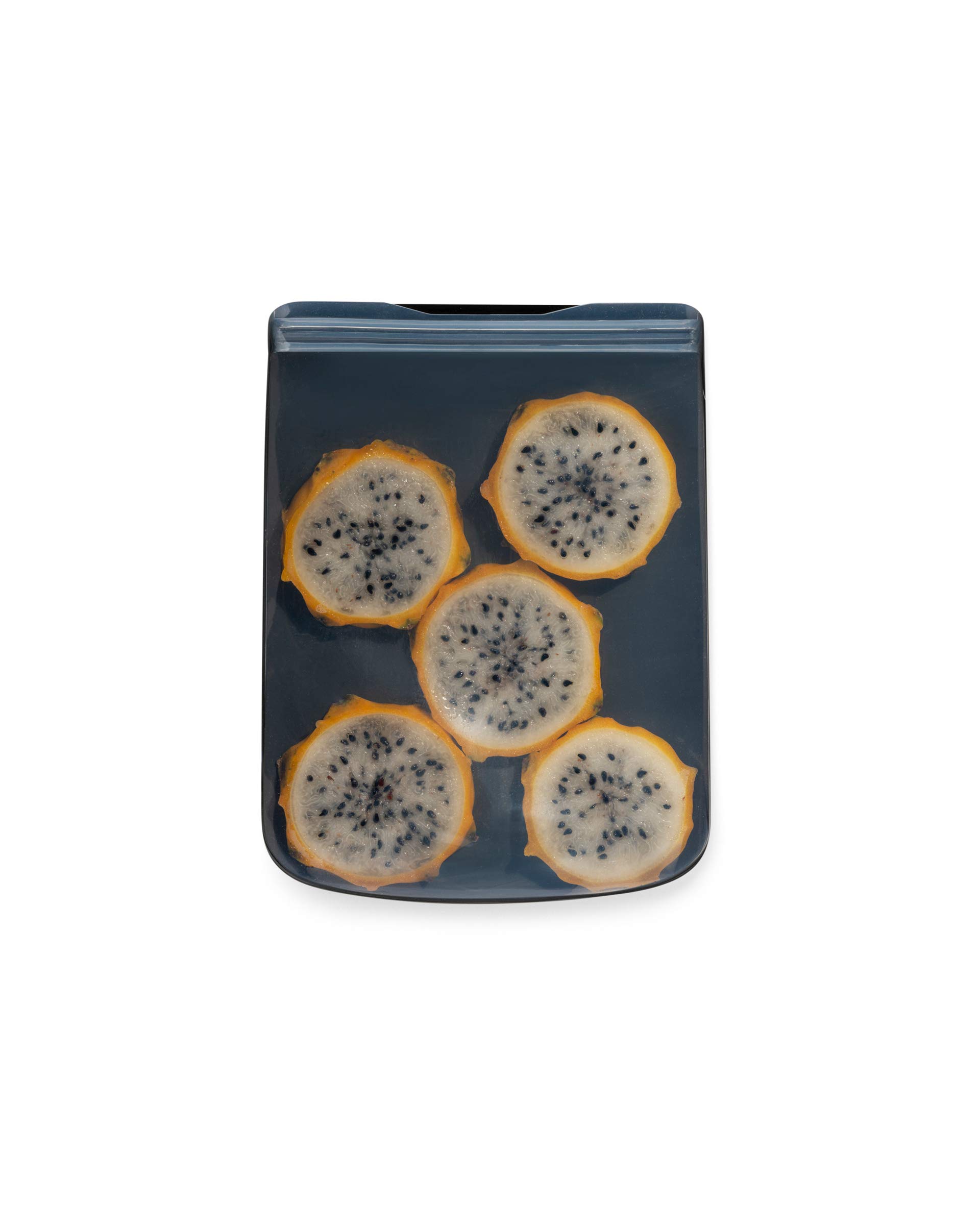Bolsa De Almacenamiento Reutilizable De Silicona W&p Porter Sandwich 1,4 L, Color Carbón - Venta Internacional.