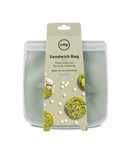 Foto 3 | Bolsa De Almacenamiento Reutilizable De Silicona W&p Porter Sandwich 1l Sage - Venta Internacional.