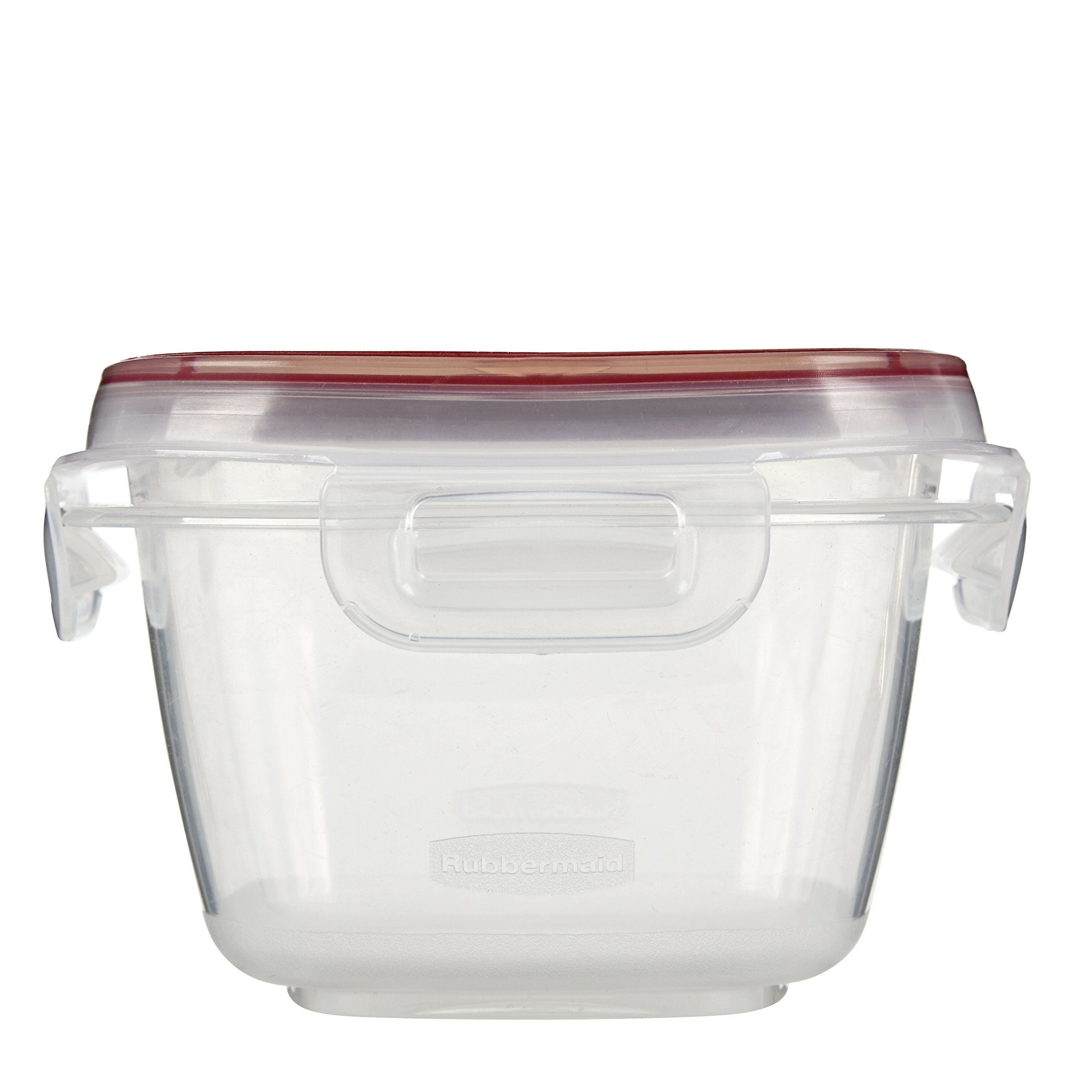 Foto 3 pulgar | Recipiente Rubbermaid Lock-its Para Almacenamiento De Alimentos, 2 Tazas, Color Rojo - Venta Internacional.