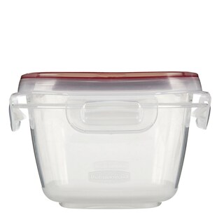 Foto 2 | Recipiente Rubbermaid Lock-its Para Almacenamiento De Alimentos, 2 Tazas, Color Rojo - Venta Internacional.