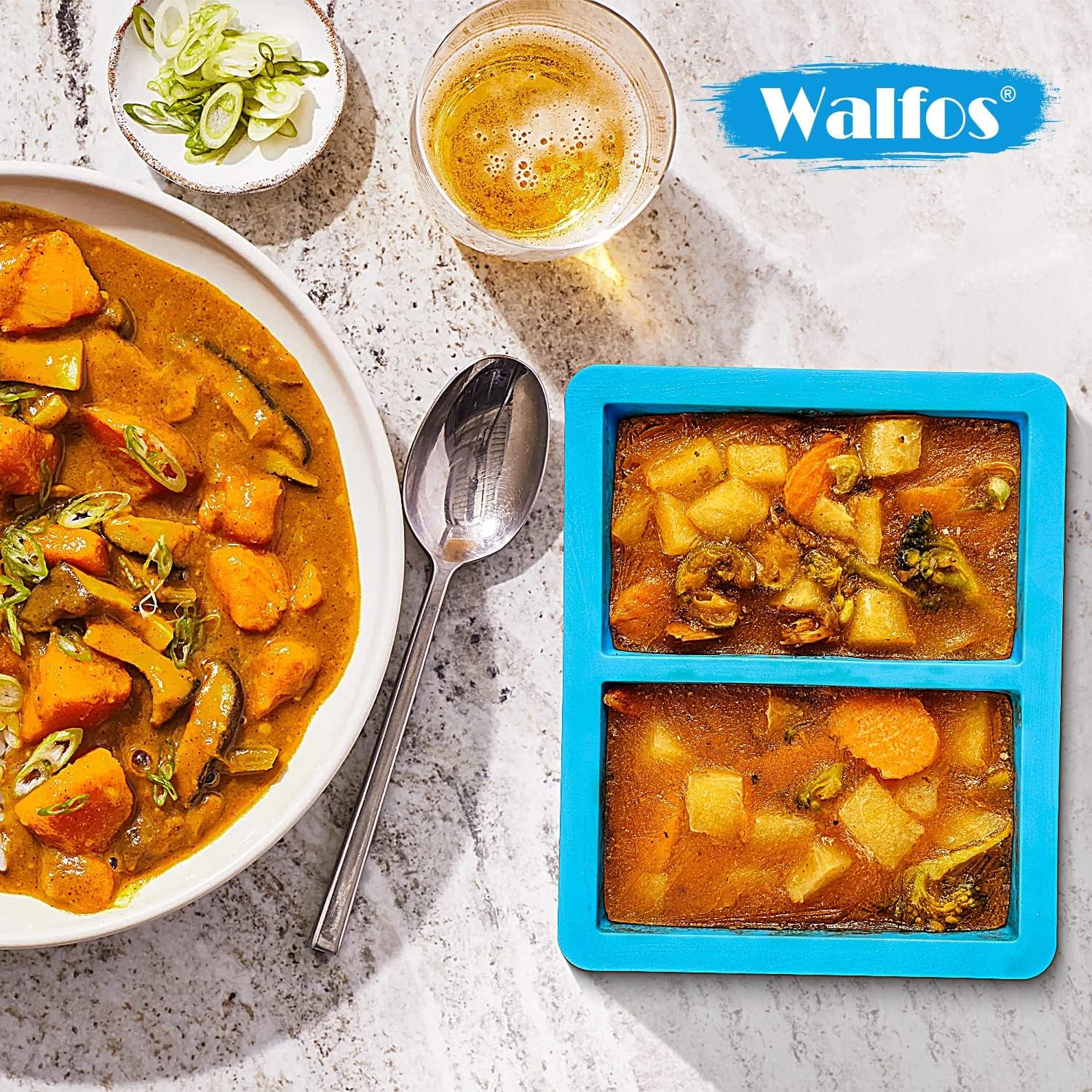 Foto 6 | Contenedor de Silicona Walfos para Congelador 250 Ml 3 Unidades - Venta Internacional