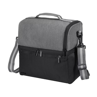Foto 1 | Lonchera Térmica Para Hombre Y Mujer, 12l Negro Con Gris Belug