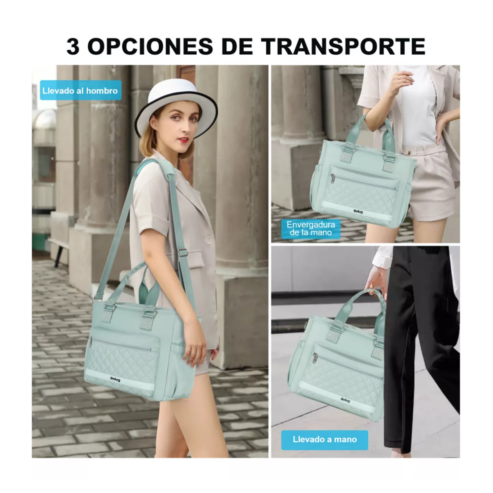 Foto 3 | Lonchera Bolsa Térmica Gran Capacidad Portátil Fiambrera 16l, Verde Belug