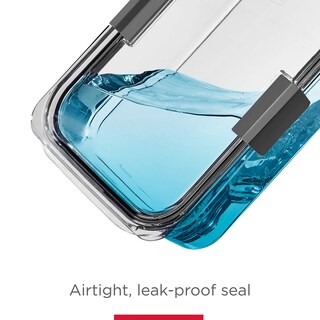 Foto 4 | Contenedores De Almacenamiento De Alimentos Rubbermaid Brilliance, 1,3 L, Paquete De 5 - Venta Internacional.