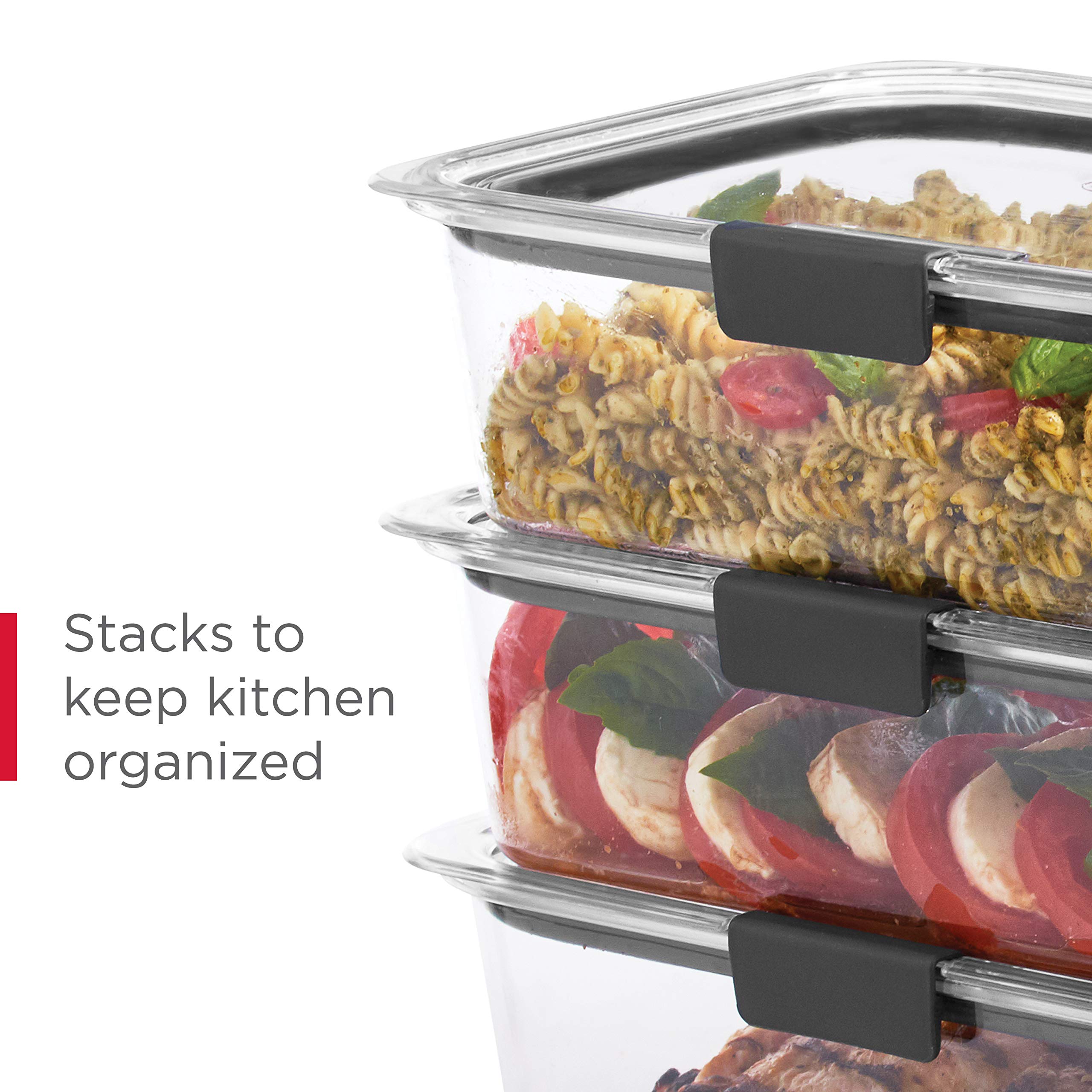 Foto 7 pulgar | Contenedores De Almacenamiento De Alimentos Rubbermaid Brilliance, 1,3 L, Paquete De 5 - Venta Internacional.