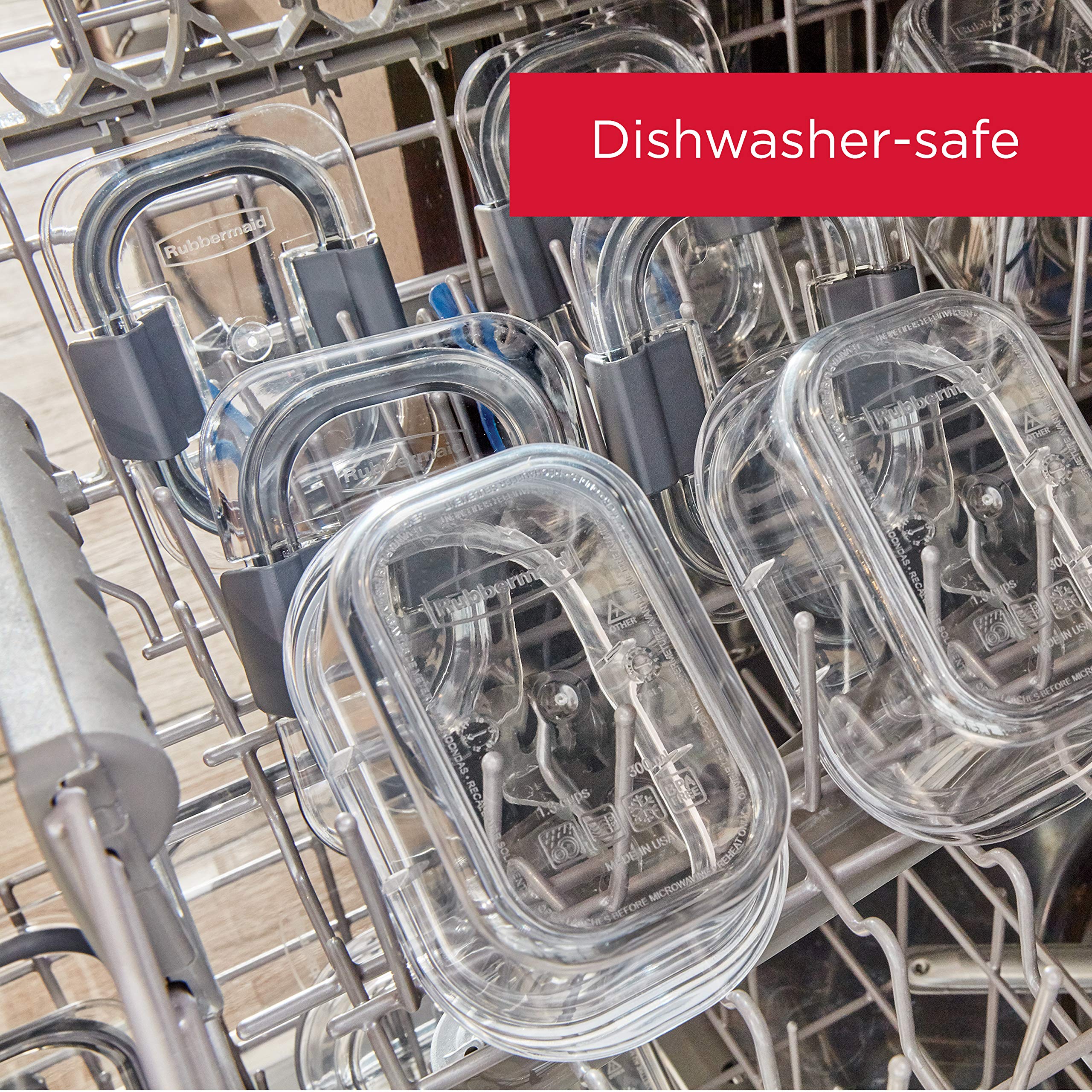 Foto 8 pulgar | Contenedores De Almacenamiento De Alimentos Rubbermaid Brilliance, 1,3 L, Paquete De 5 - Venta Internacional.