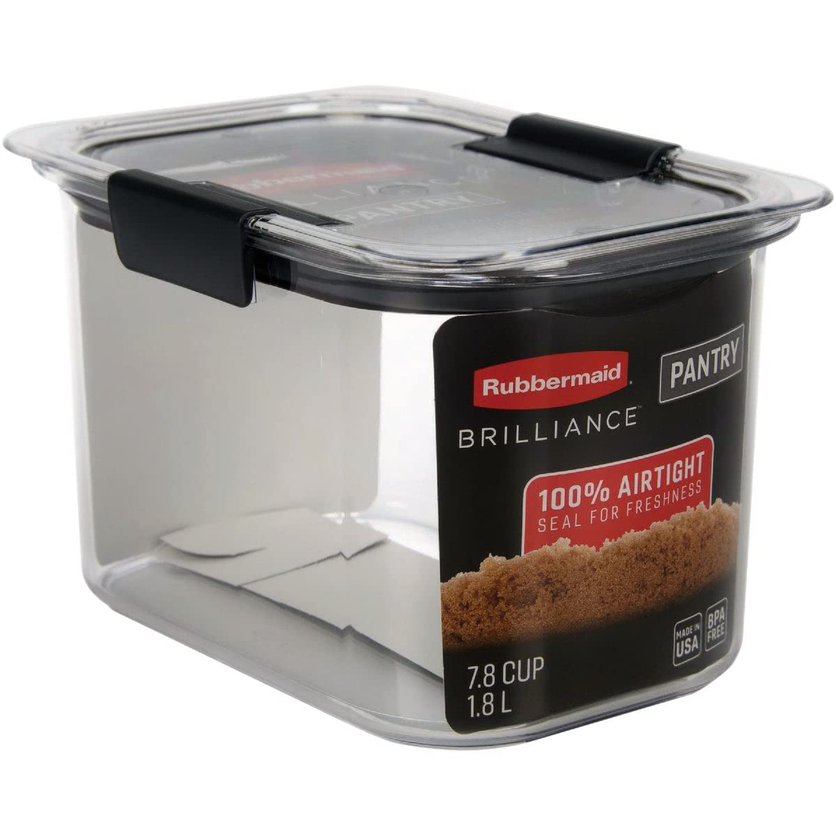 Foto 1 | Recipiente Rubbermaid Brilliance Para Almacenar Alimentos, 1,8 L, Sin Bpa - Venta Internacional.