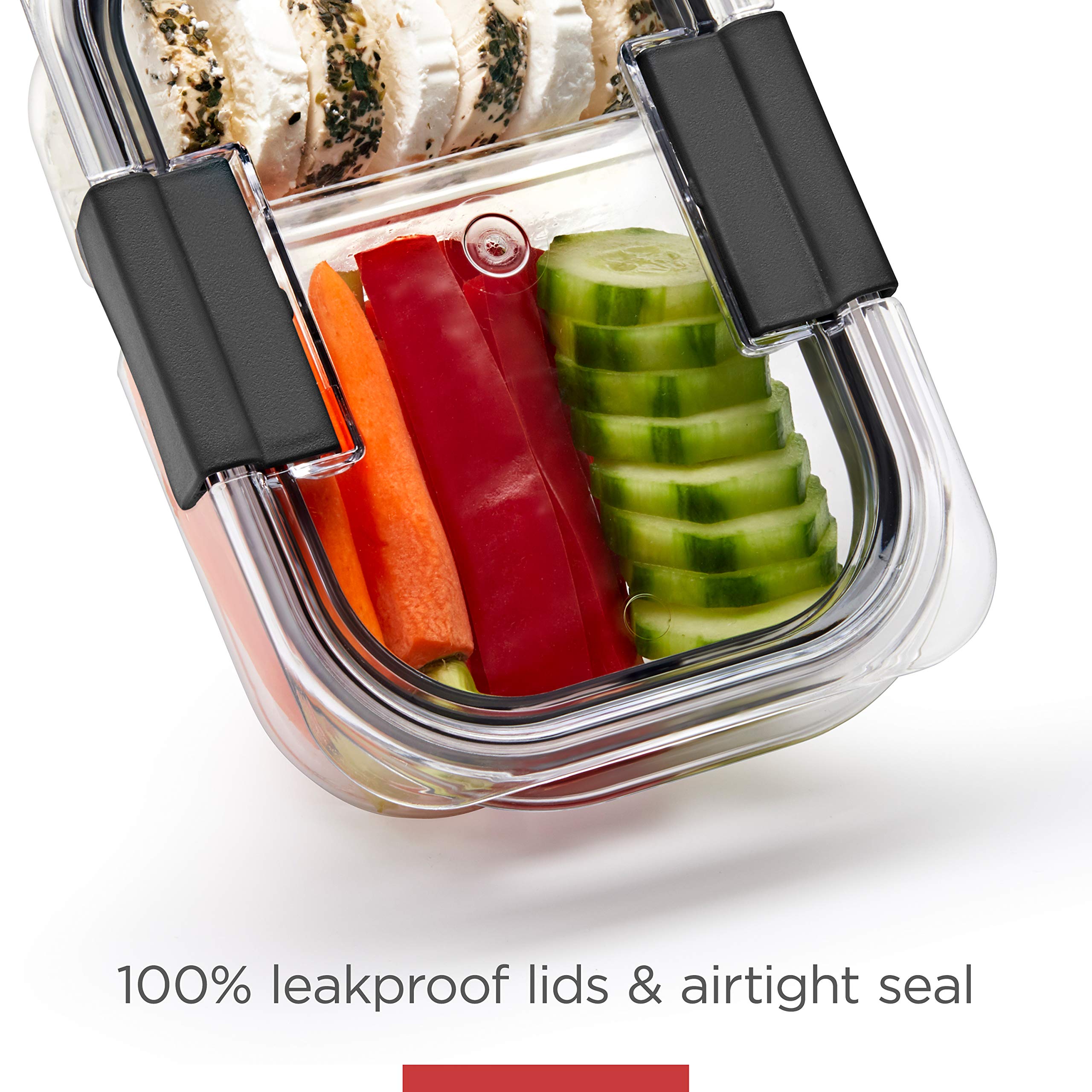 Foto 7 pulgar | Recipientes Rubbermaid Brilliance Para Almacenar Alimentos, 680 Ml, Paquete De 2 - Venta Internacional.